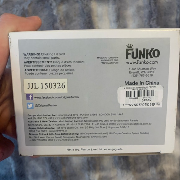 Funko Pop 68 DC Comics Super Heroes Black Lantern Reverse Flash figure - Picture 6 of 6